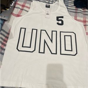 Undefeated t shirt white color new